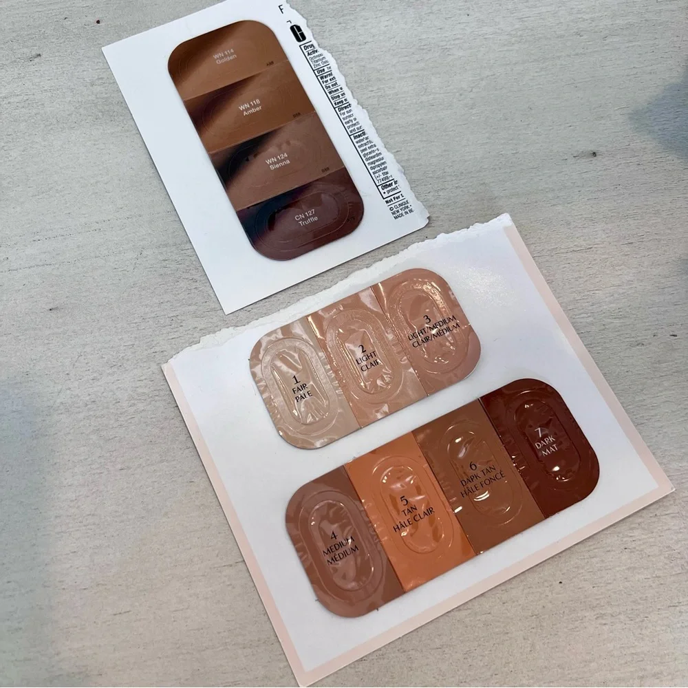 NWT Luxury Foundation Concealer Sample Bundle Gucci YSL Charlotte Tilbury RMS - Picture 14 of 16